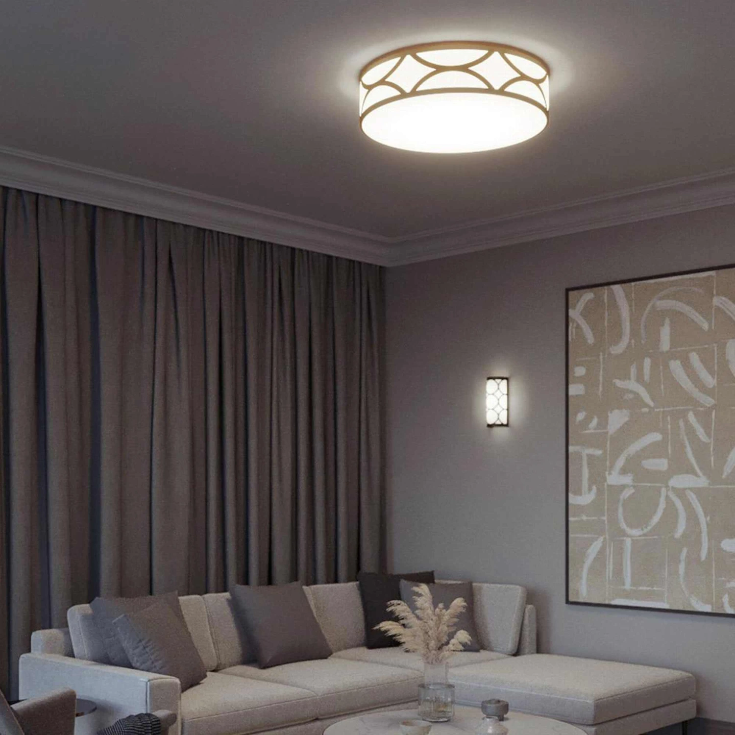 Lake LED Flush Mount Ceiling Light 7 Lake LED Flush Mount Ceiling Light - Image 5