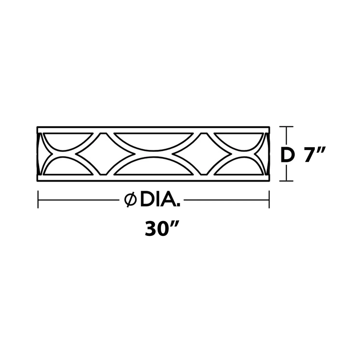 Lake LED Flush Mount Ceiling Light 12 Lake LED Flush Mount Ceiling Light - Image 10