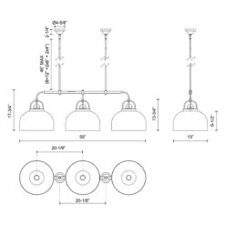 Lancaster Linear Pendant Light 9 Lancaster Linear Pendant Light -City Lights Store alora mood lancaster linear pendant light line drawing f52715e5 1320 4533 9922 26f91a83b7ff