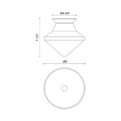 Nora Flush Mount Ceiling Light -City Lights Store alora mood nora flush mount ceiling light line drawing