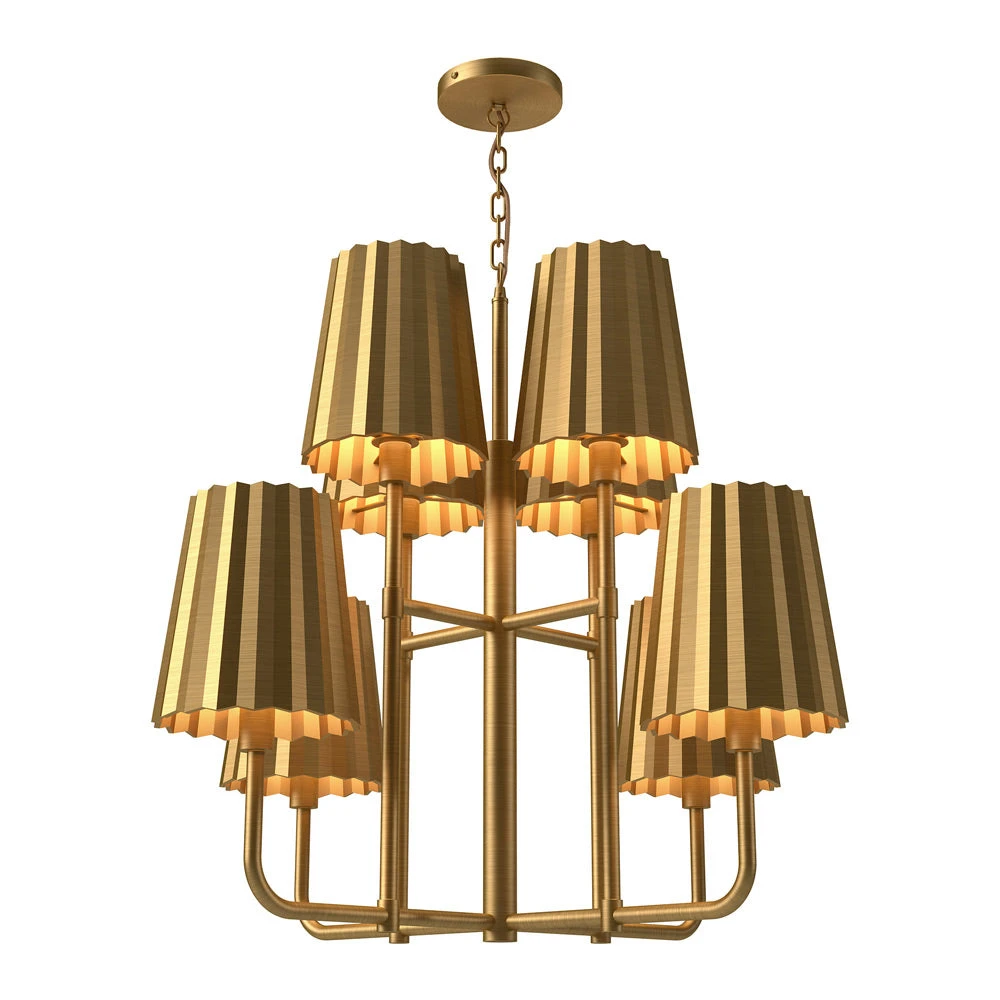 Plisse Chandelier 20 Plisse Chandelier - Image 18