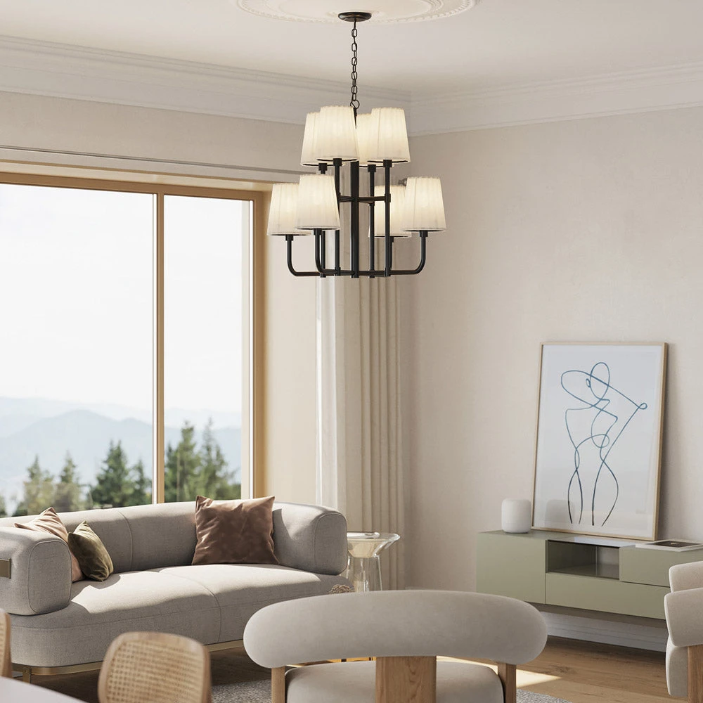 Plisse Chandelier 5 Plisse Chandelier - Image 3