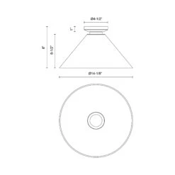 Salem Flush Mount Ceiling Light -City Lights Store alora mood salem flush mount ceiling light line drawing
