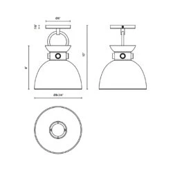 Waldo Semi Flush Mount Ceiling Light -City Lights Store alora mood waldo semi flush mount ceiling light line drawing baa0cb41 1040 49bd 85f9 1252ad0d3e97