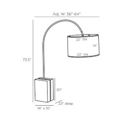 Bali Floor Lamp -City Lights Store arteriors bali floor lamp line drawing 73dad5bf 0967 4178 8e3d 47e22ddc3fa9