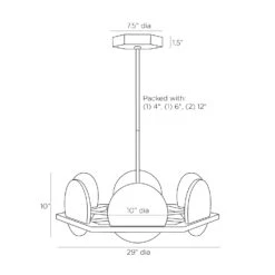 Savion LED Chandelier 15 Savion LED Chandelier -City Lights Store arteriors savion led chandelier line drawing 4bc49eea 8fdb 425c bf5e 7fd2527508e0
