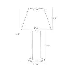 Vanhorne Table Lamp -City Lights Store arteriors vanhorne table lamp line drawing 685c1291 d1bc 4ad6 9007 dc728deabe06