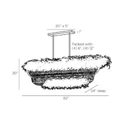 Yessika Chandelier 17 Yessika Chandelier -City Lights Store arteriors yessika chandelier line drawing aa72c0ff 5770 4b63 be70 ee5ce29806a7