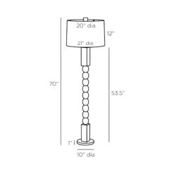 Yonah Floor Lamp 15 Yonah Floor Lamp -City Lights Store arteriors yonah floor lamp line drawing 04e1c421 c63d 469a af94 7d6bed670071