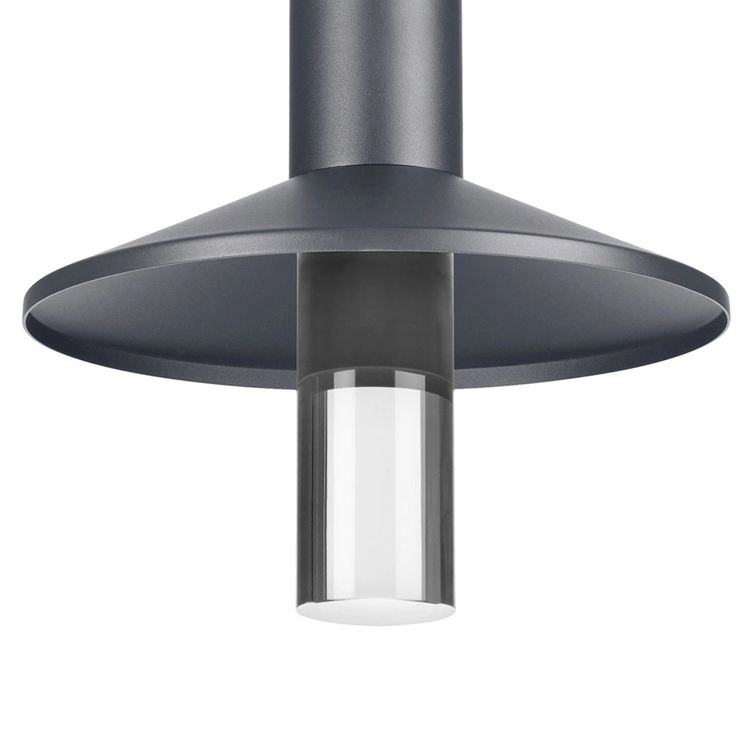 Ash Outdoor LED Pendant Light With Clear Cylinder 5 Ash Outdoor LED Pendant Light With Clear Cylinder - Image 3