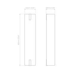 Elba Wall Light -City Lights Store astro lighting elba led wall light line drawing 02 fix e597311e ec7b 4949 ab03 5949408a1a79