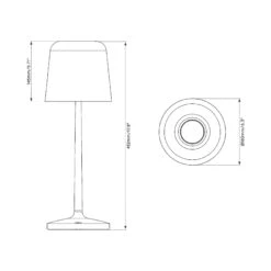 Ella Table Lamp -City Lights Store astro lighting ella table lamp line drawing 0228f03e 1394 4e0a b291 617543816c28