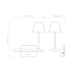Ito Wall Light With Charging Shelf -City Lights Store astro lighting ito led wall light with charging shelf line drawing fix 43f824c2 7e56 4251 97e1 9bd1554e3367