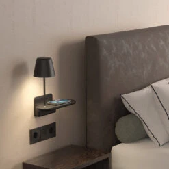 Ito Wall Light With Charging Shelf -City Lights Store astro lighting ito wall light with charging shelf lifestyle 02 f71fcc7a 4e86 449f aa5b 76dea95c8f07