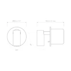 Micro Recess LED Wall Light -City Lights Store astro lighting micro recess led wall light line drawing fix 7d7d15c6 ed42 4c82 a8fd db324ce18bbc