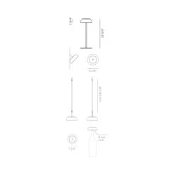 Float Outdoor LED Table Lamp -City Lights Store axo light float led table lamp line drawing 60b863a3 38f7 4b0f ba23 a50b938ec0a7