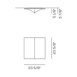 Nelly Straight Ceiling / Wall Light 13 Nelly Straight Ceiling / Wall Light -City Lights Store axo light nelly straight ceiling wall light line drawing 01 08234f76 79eb 477e b3a9 73aed832e427