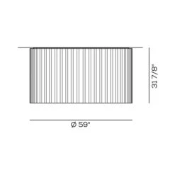 Skirt Flush Mount Ceiling Light -City Lights Store axo light skirt flush mount ceiling light line drawing 03 9e07c311 1816 4fb1 8403 15a8d3ba6fb3