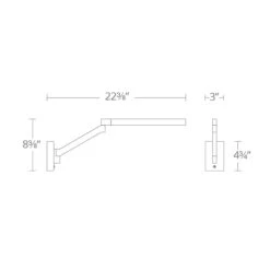 Beam LED Wall Light -City Lights Store beam led wall light line drawing