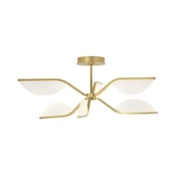 Belterra LED Semi Flush Ceiling Light -City Lights Store belterra led semi flush ceiling light 03