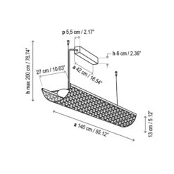 Balis Outdoor LED Pendant Light -City Lights Store bover balis outdoor led pendant light line drawing 0ce5c838 8e67 4eaa a9c3 4d64b65c5da1