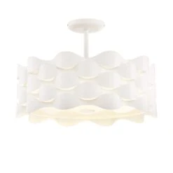 Coastal Current LED Semi-Flush Mount Ceiling Light