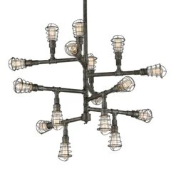 Conduit Chandelier -City Lights Store conduit chandelier 03sa