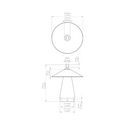 Asia LED Table Lamp -City Lights Store contardi asia led table lamp line drawing 01 7f78dc41 4186 470a 8a7c 64b49d18c45c