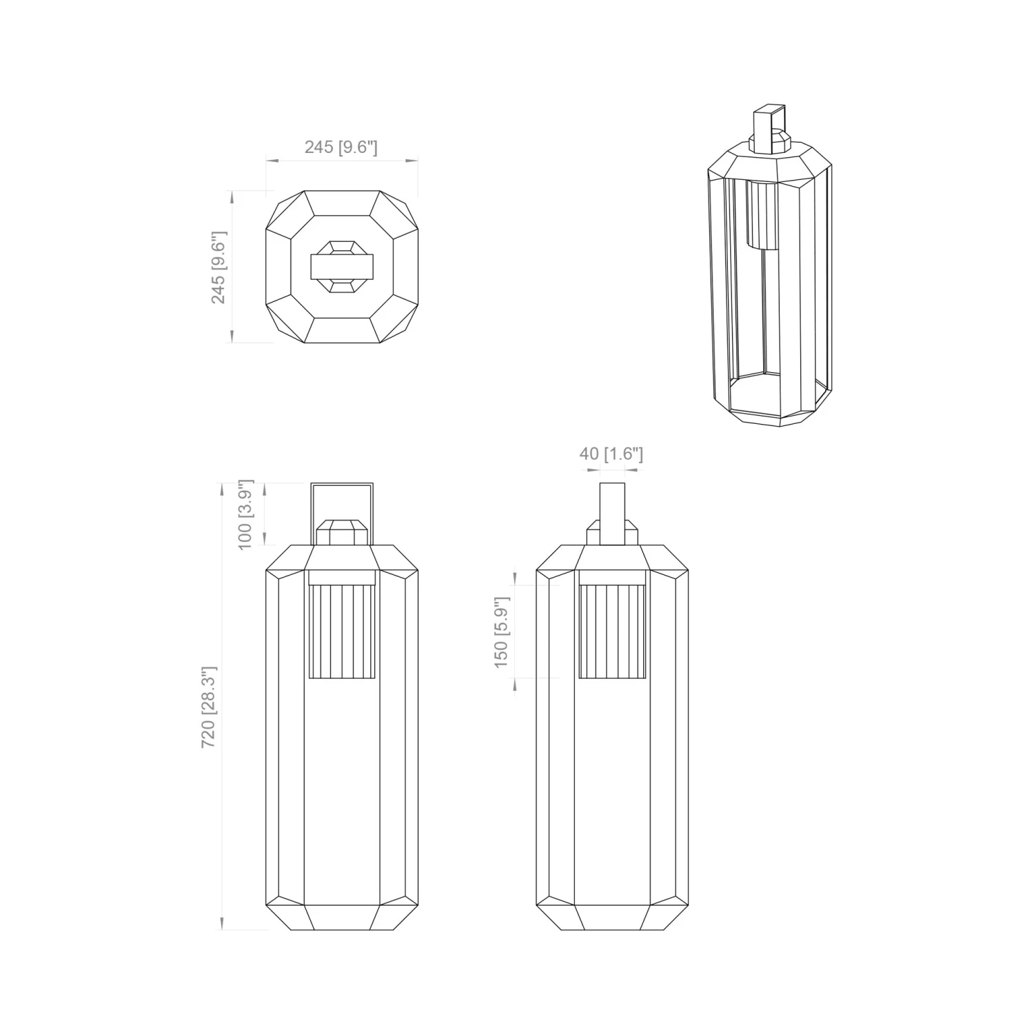 Cube Outdoor LED Rechargeable Floor Lamp 11 Cube Outdoor LED Rechargeable Floor Lamp - Image 9