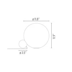 Flos Copycat LED Table Lamp -City Lights Store copycat led table lamp line drawing
