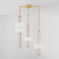 Corbin LED Multi-Light Pendant Light -City Lights Store corbett lighting corbin led chandelier 02 004a0293 6a25 4227 9ade e9d610f2bae6