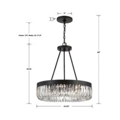 Alister Chandelier -City Lights Store crystorama alister chandelier line drawing 01 d77f5ae8 a11c 4d8e a989 f0331e9c9500