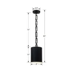 Alston Pendant Light -City Lights Store crystorama alston pendant light line drawing 01 3a2d1c8b 4364 4faf b20e 3d0b845e855e