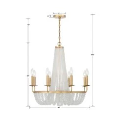 Bella Chandelier -City Lights Store crystorama bella chandelier line drawing e4921ea7 be7f 4b5b 85b5 594670359ee8