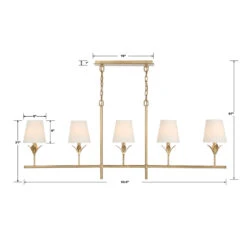 Broche Linear Chandelier -City Lights Store crystorama broche linear chandelier line drawing d6cbe98c 630b 4708 9d45 b308f7edcf9a