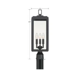 Byron Outdoor Post Light -City Lights Store crystorama byron outdoor post light line drawing 1ae3ccfe f9a2 4bab a0fa 1eec324888bf