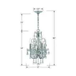 Imperial Chandelier -City Lights Store crystorama imperial chandelier line drawing 01 bd7df839 b405 42bc a965 35def61deb38