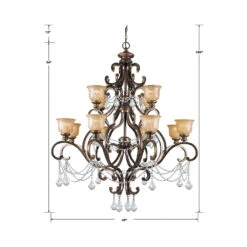 Norwalk Crystal Chandelier -City Lights Store crystorama norwalk crystal chandelier line drawing 04 26898972 55ec 43ab ac70 ae0f98b52245