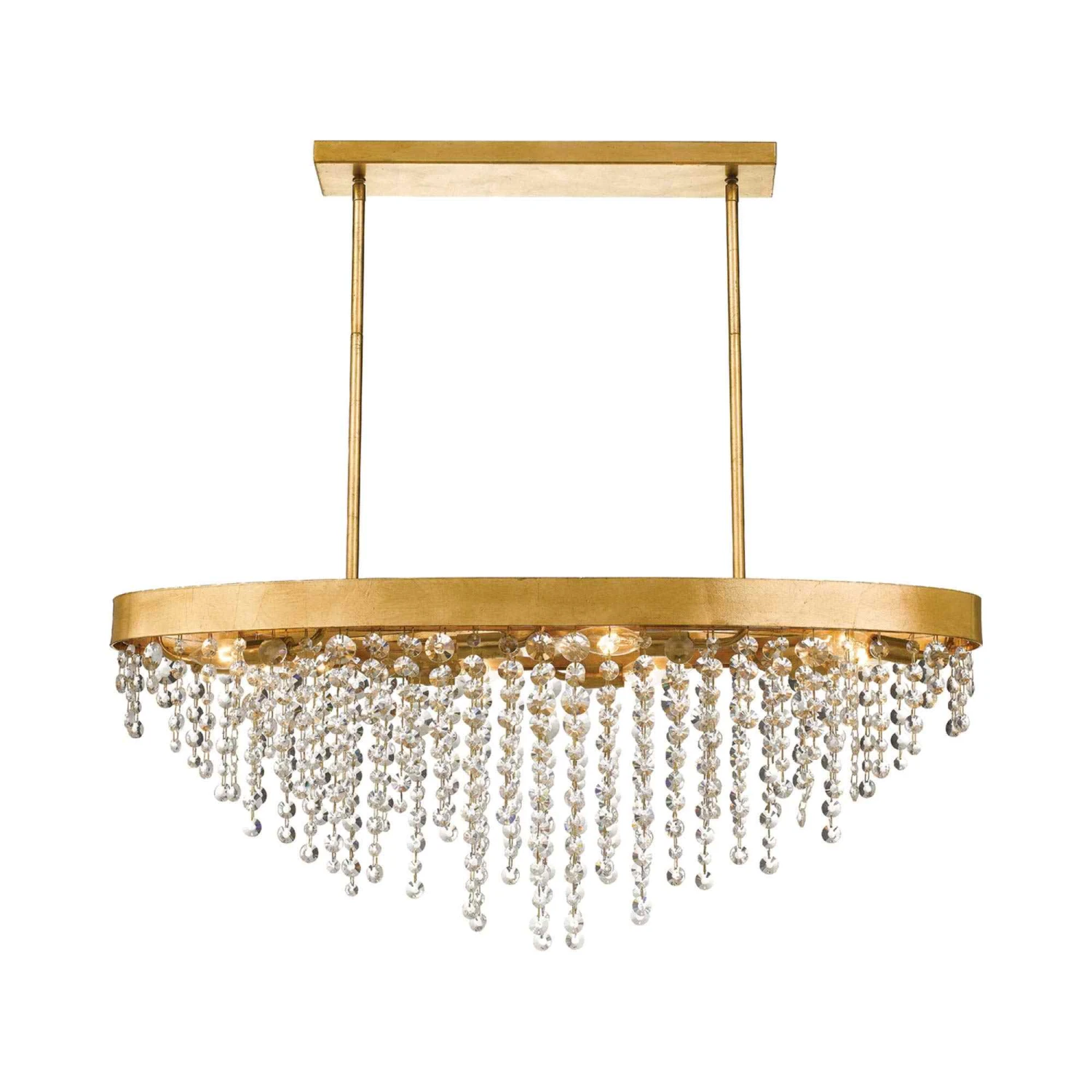 Winham Linear Oval Chandelier 3 Winham Linear Oval Chandelier