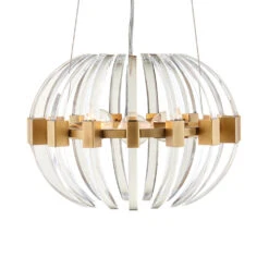 Coquette Small Brass Chandelier
