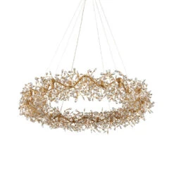 Crystal Bud Ring Chandelier