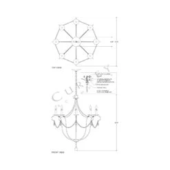 Crystal Lights Chandelier -City Lights Store currey and company crystal lights chandelier line drawing 03 f32cf8ba e615 406c 9ba4 0dbb684974b0