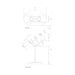 Daphne Table Lamp -City Lights Store currey and company daphne table lamp line drawing 02 b798b223 a33d 4476 b6f0 5e9cf4c85ae7