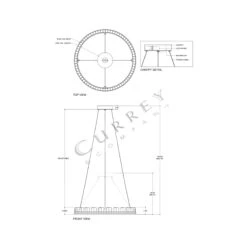 Pleiades LED Chandelier -City Lights Store currey and company pleiades led chandelier line drawing 01 740e6bcf 8f77 49b8 8e08 54ad243eb831