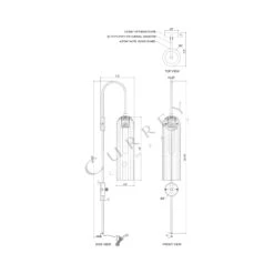 Severn Wall Light -City Lights Store currey and company severn wall light line drawing 0bffa298 272d 46e0 823e 0cdafbf14a4d