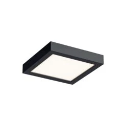 Delta Square Indoor/Outdoor LED Flush Mount Ceiling Light