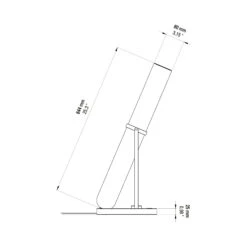 Frechin LED Table Lamp -City Lights Store dcw editions frechin led table lamp line drawing