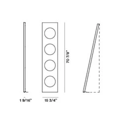 Dolmen LED Floor Lamp 15 Dolmen LED Floor Lamp -City Lights Store dolmen led floor lamp line drawing