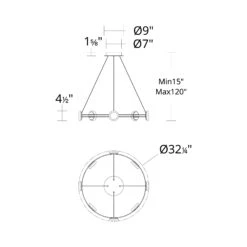 Bracelet LED Chandelier 10 Bracelet LED Chandelier -City Lights Store dweled bracelet led pendant light line drawing c0d3326f 695f 4e53 9bf3 2c2a166cb936