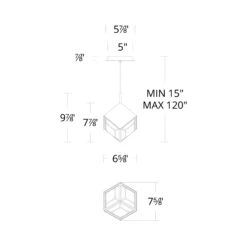 Ice Cube LED Mini Pendant Light -City Lights Store dweled ice cube led mini pendant light line drawing c1fb1531 5474 466d 88bb 4dfb234679a6